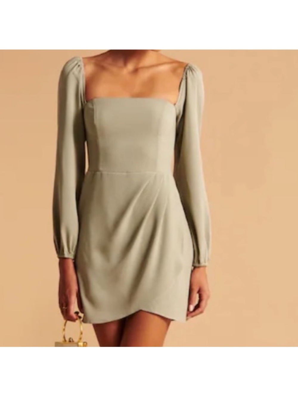 Abercrombie Mini Dress in Sage Green